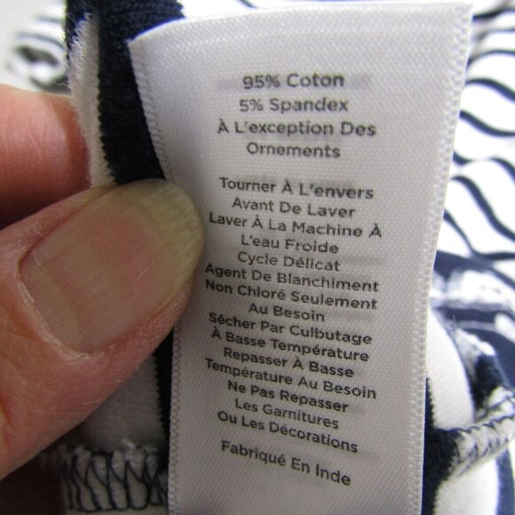 TALBOTS Stripe S Petite PREPPY Nautical Sporty Knit COASTAL Beach Classic Dress - Picture 11 of 12